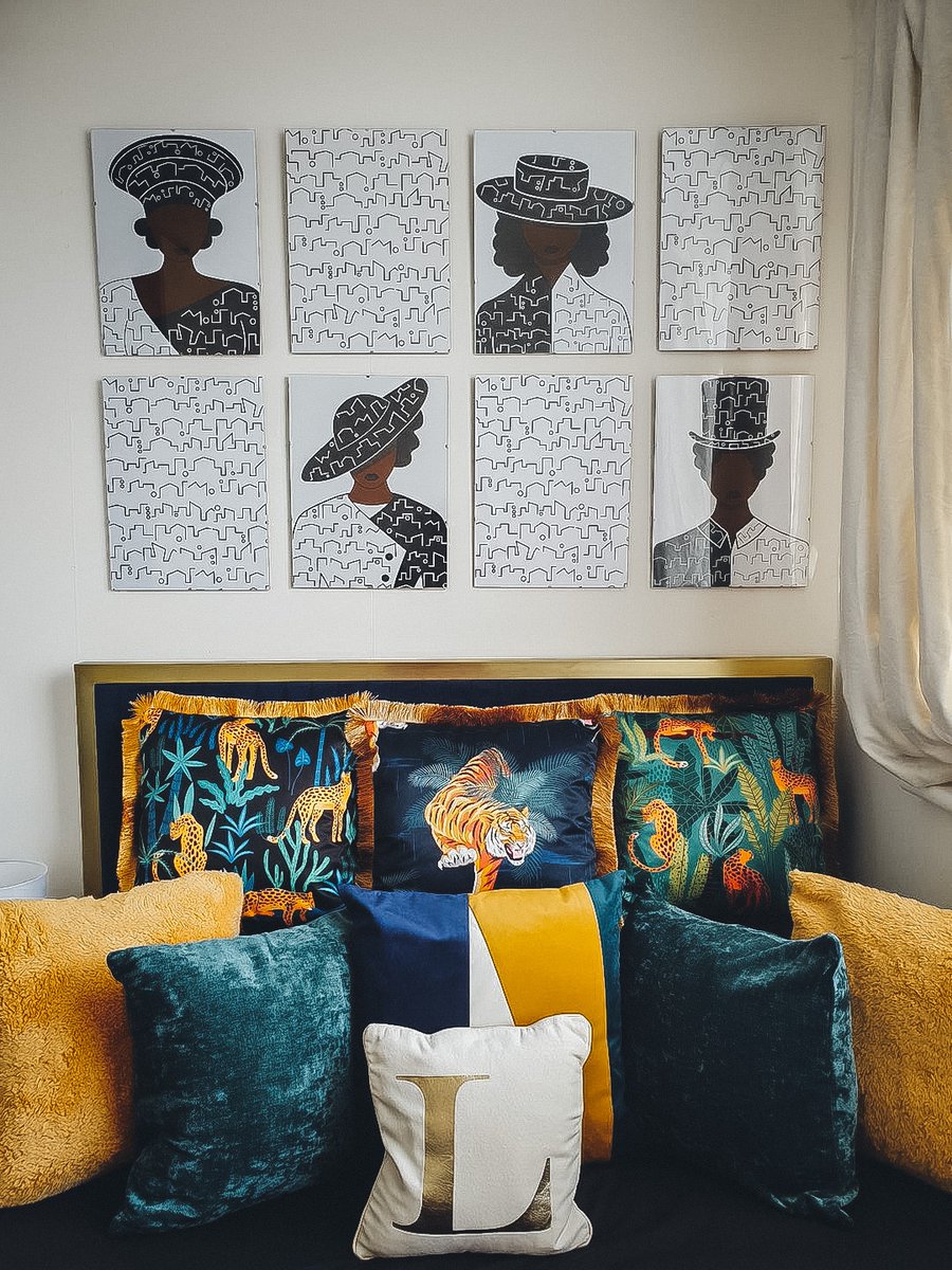 dwellinuk's tweet photo. We love this snap captured by @LiliMarie_89. Our tiger and leopard cushions look amazing together on your bed!! 🐆 🐅  😍  https://t.co/BmXlP1Z5gI https://t.co/apDo55KHiT
