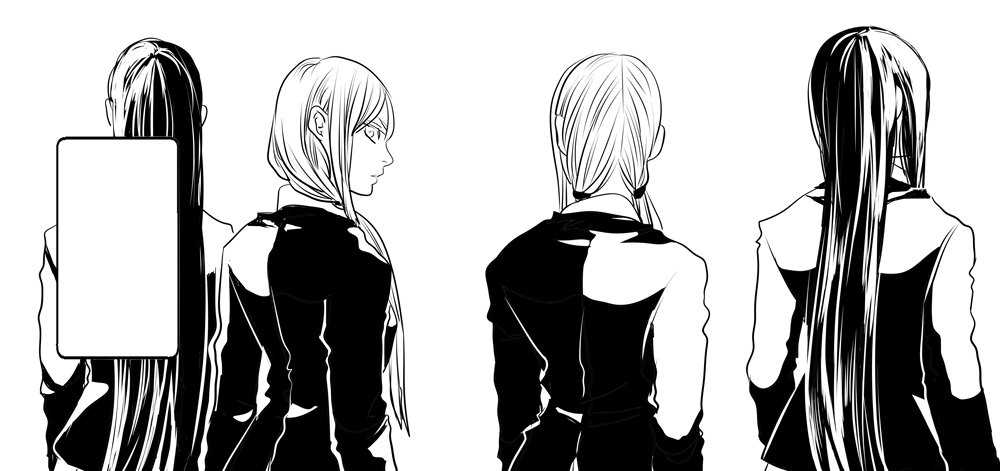 女子高生21話、線画完成いい・・・・。 