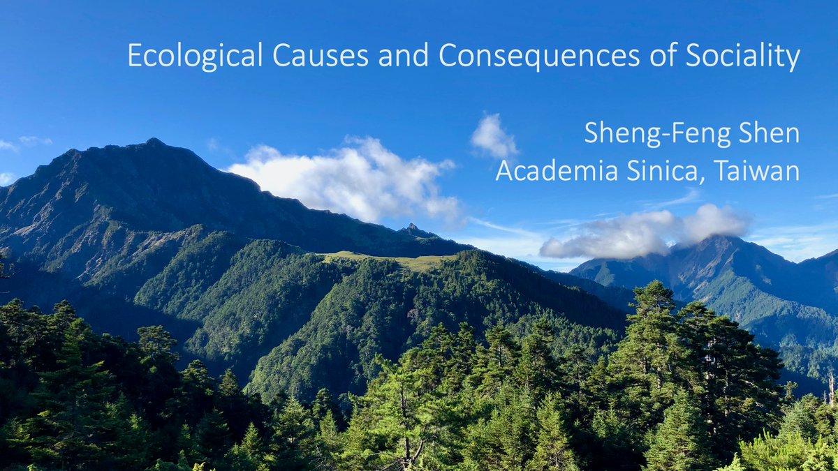 1/15 E.O. Wilson argues that cooperative behavior is the reason for the dominance of social organisms on Earth (social conquest hypothesis). However, there is no formal framework explaining why some social organisms are successful while others are not.  #AnimBehav2021