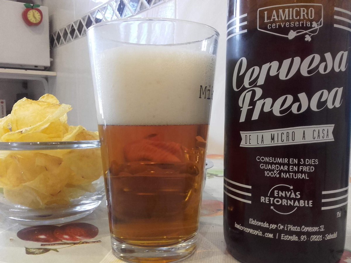 MicroCerveseria's tweet photo. Cervesa fresca per emportar avui de 18h a 21:30h!! https://t.co/DBqqIBU5vb