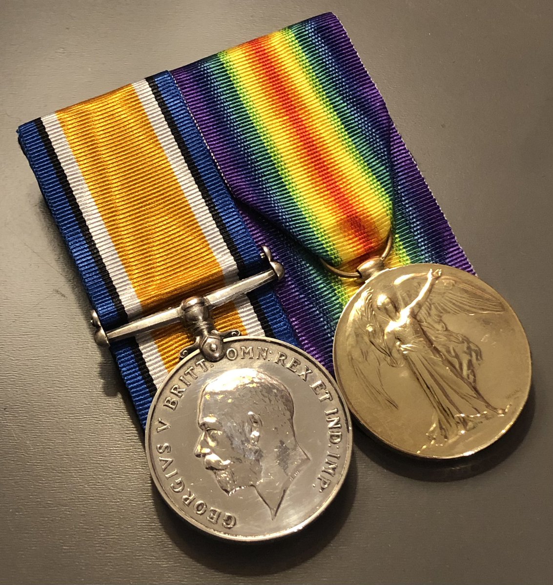 CFMmounting's tweet image. A Court Mounted set of 1st World War medals for BMBR S Walker. 

Really enjoyed the transformation these precious decorations took.