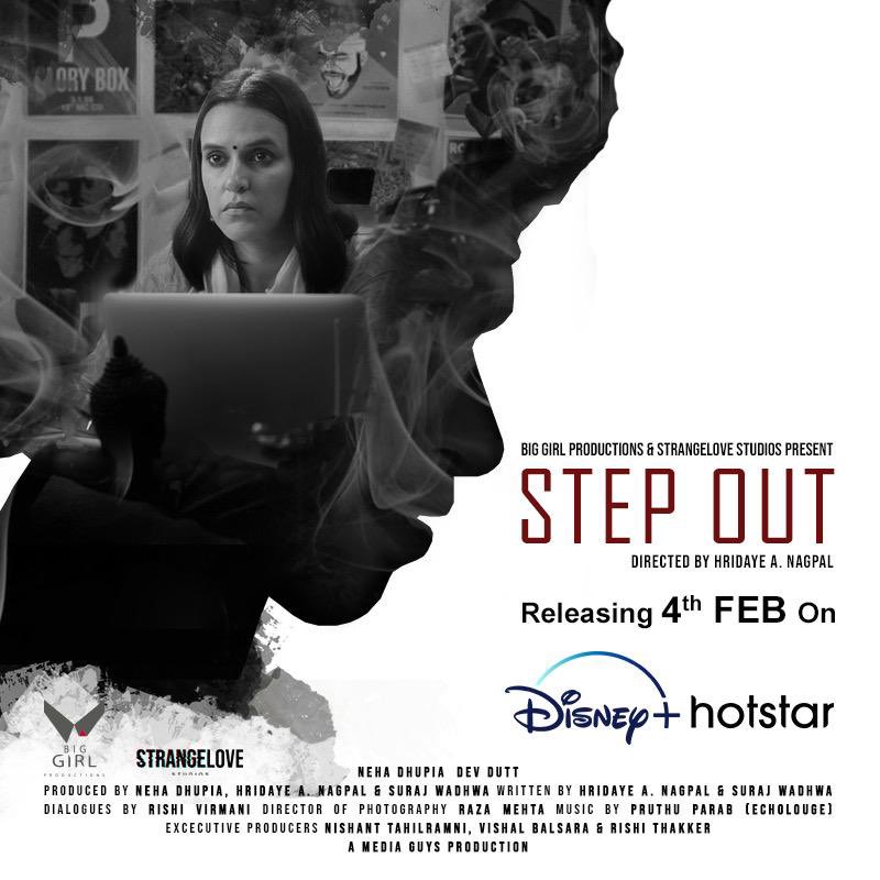 Proud to present our next ... on @DisneyPlusHS on the 4 th of February... #stepout #nehadhupia