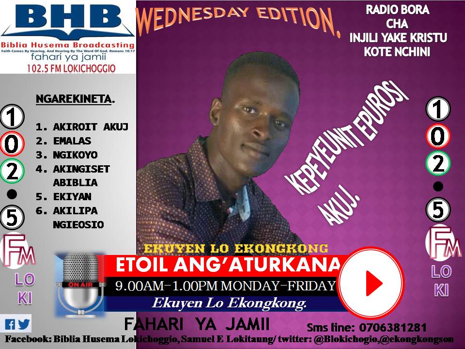 ekongkongson's tweet photo. "Tochoikinos alotunga alu esubete ngakiro naaronok, alu ikote ngingokwo, ngitunga lu eneikina adungudung ngawat. "Ngipilipi 3: 2
Ekimar adiit: 0740165069
Twitter: @Blokichogio
              @ekongkongson
Facebook : Biblia Husema Lokichoggio/Samuel E Lokitaung
#ETOIL-ANG'ATURKANA https://t.co/2G9sumR40P
