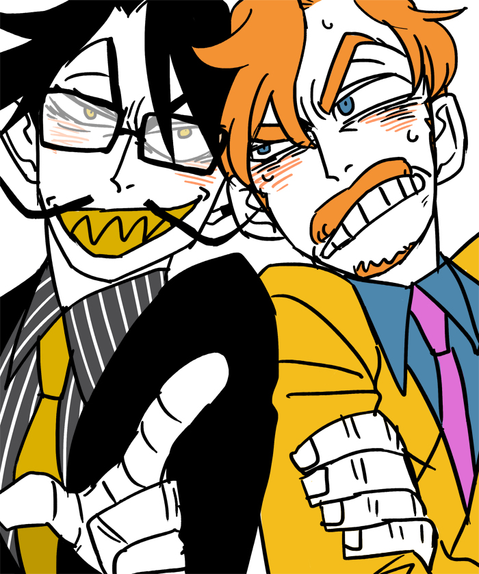 #まどろみ擬人化
今まで描いた擬人化シリーズをタグつけてまとめる!
イカレポンチのコーヒーさん(ミスターブラック)とツンデレの紅茶さん(ミスターブラウン) 