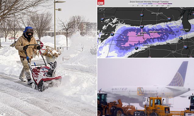 Travel chaos hits the Midwest as up to 15 inches blankets Iowa to Ohio dlvr.it/RrQfdZ
