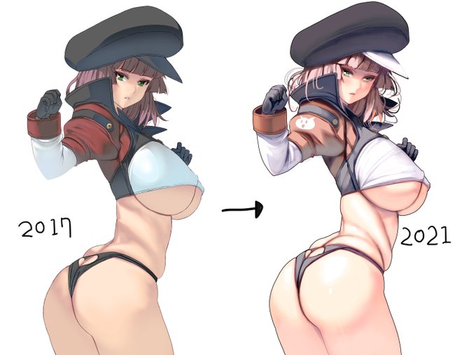 2017年に描いた絵を今の画力で塗り直してみた

成長って実感出来ないものですが、こうやって完全に塗り直してみると
一応は成長してるなって感じました(^^; 