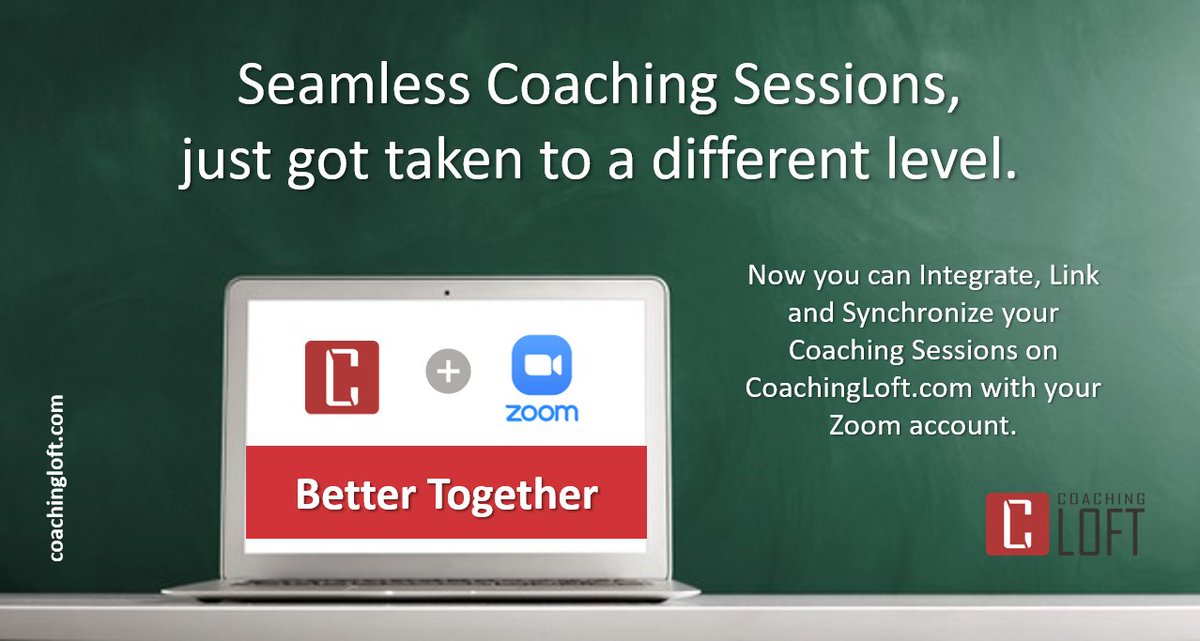 CoachingLoft's tweet photo. https://t.co/4qDmSNdRPU has partnered with Zoom to make your coaching sessions on Coaching Loft more seamless. Enable Zoom on your Coaching Loft account now. Not on Coaching Loft yet? Sign-up for Free today. #CoachingSoftware #CoachingMadeEasy #AmazingCoaches https://t.co/ux18fn80K7