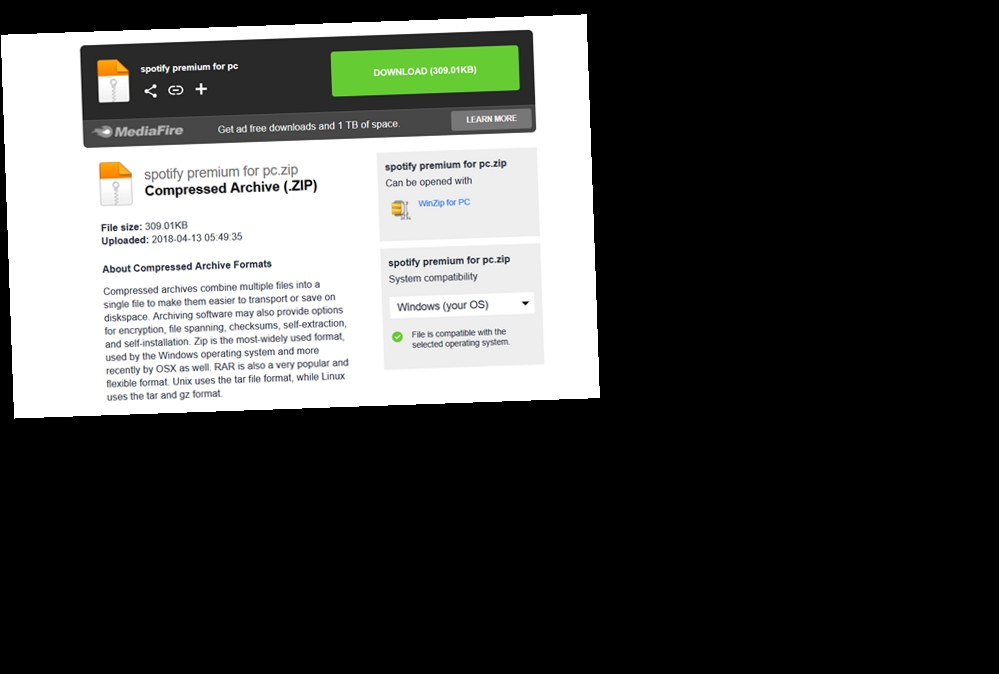 spotify mediafire