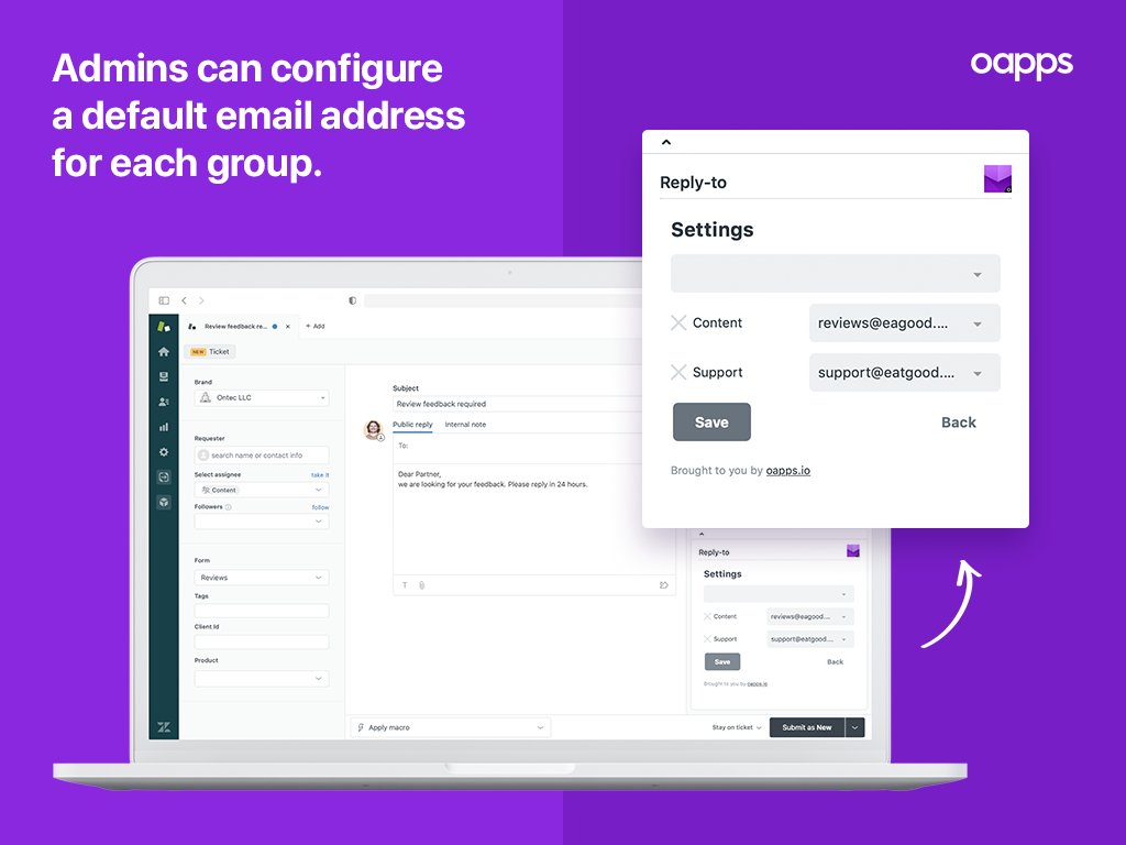 oapps_io's tweet photo. We have just released a new #zendesk app to allow agents to select specific support address. 
https://t.co/j5gFyRLTr3 https://t.co/VrCvOe4HQs