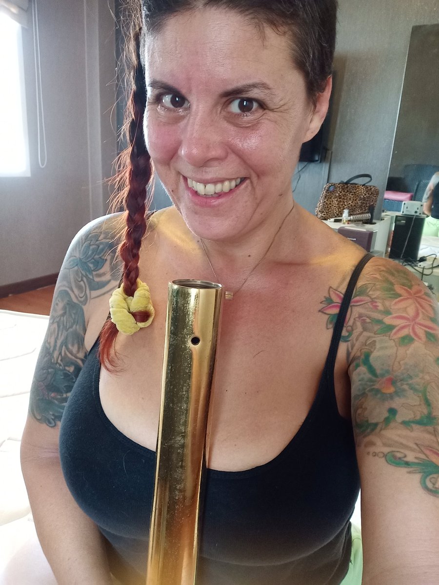 MistressVegas2's tweet photo. On the Grind this morning. See this pole? I'm working toward installation today. I cannot fucking wait to update you later. Xoxox

Dancers do it better!!! https://t.co/m06b1NnS05