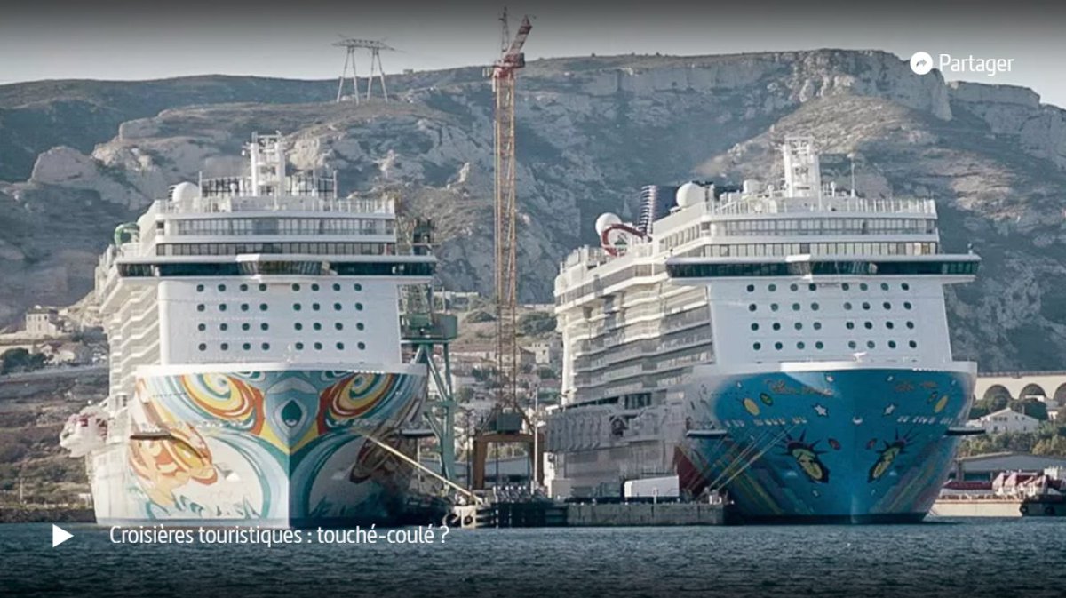 PoleMerMed's tweet image. &quot;Croisières touristiques : touché-coulé ?&quot; : notre adhérent @MPCruiseClubOff a coordonné avec @artefr le tournage d’un reportage sur la filière #croisière 🛳 et l&apos;arrêt des activités à #Marseille, un modèle de résilience pendant la crise sanitaire.

⏯ swll.to/5WdEc