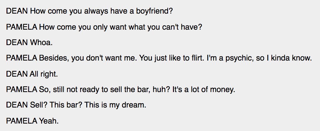 It's about the CHOICE. It's about wanting to live your truths, & that "caring" can mean many things–from defeating God & saving the world, to making the hard choices when it counts, to maybe running a bar where people are safe.(14x10 & its matching Texan Star also say hello.)
