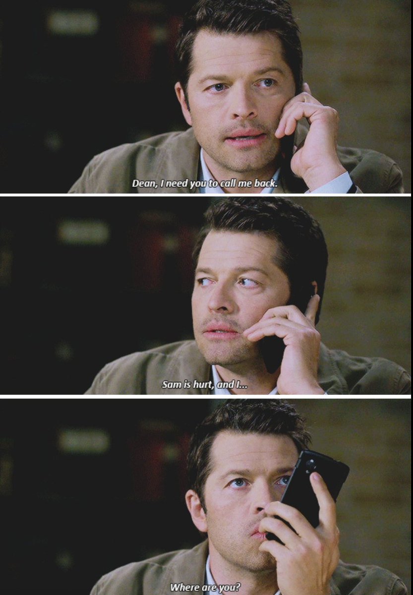 The bonus is what's going on with Cas in this episode. Dean's clearing his head & finding his center again while Cas is calling him.Come home. I need you. Remember what matters.& again, contrast–Lee turns out not to be "real/true" in the way Dean thought he was. But Cas IS.