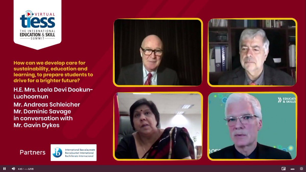 IamCJha's tweet photo. #UnitingForEducation
Attending virtual #tiess session on
“How can we develop care for Sustainability, Education and Learning, to prepare students to drive for a better future?”
@Minister_Edu
@DidacIndia @Indiadidac
@PbpandeyB @shail2018
@ManuGulati11 @Ila1576 @VikDrall https://t.co/9f3Rhin3lk