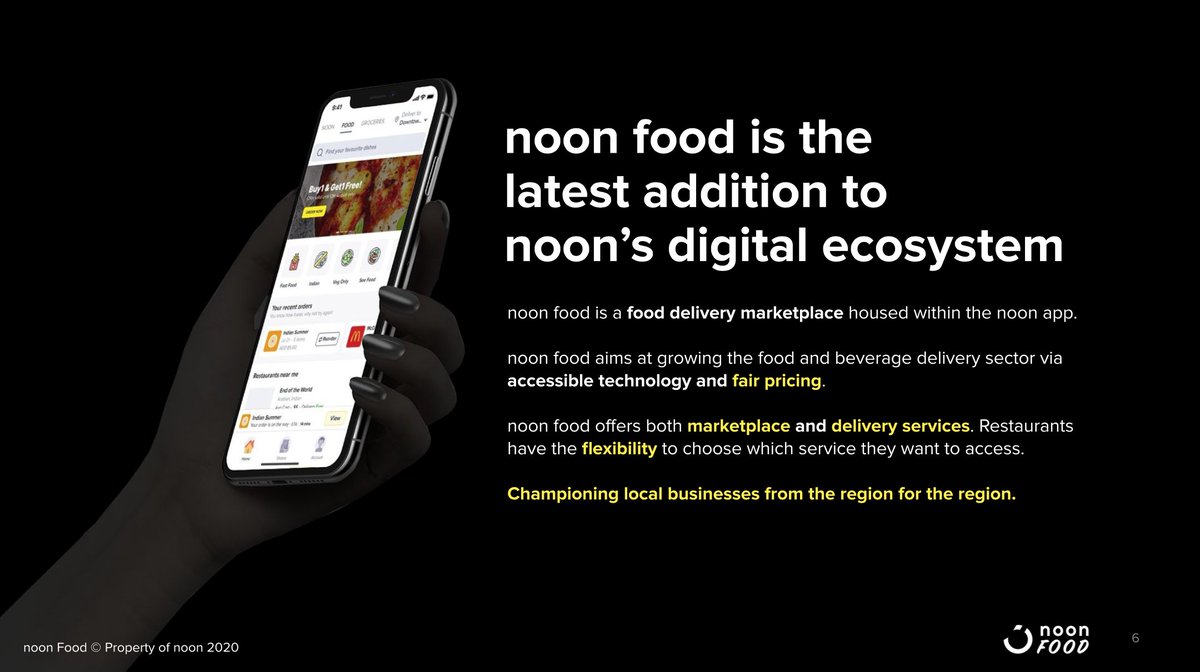 Omar Kassim On Twitter A New Deck From Noon Details Their Growing Ecosystem And Outlines Noon Food An Upcoming Food Delivery Marketplace Reporting 6 5m Customers And 1 Billion Platform