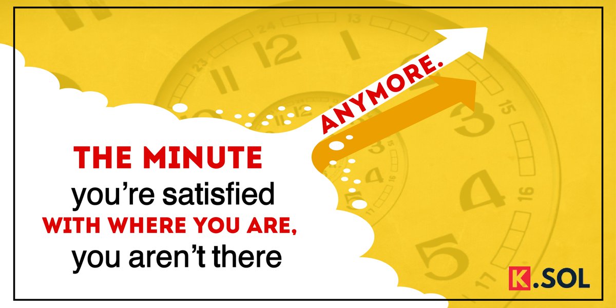 KyaasSolution's tweet photo. The minute you're satisfied with where you are, you aren't there.
#kyaasSolution #Kyaas #growth #growthmindset #growthmarketing #branding #brandingdesign #brandingstudio #brandingexpert  #brandingsolutions #brandingdesigner #smallbusiness #smallbusinessowner #digitalmarketing https://t.co/iu7bWGXQR8