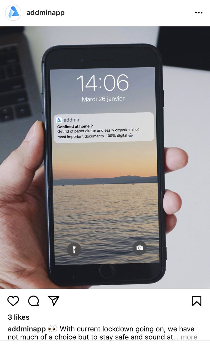 Sweet piece of content from our friends at <a href="/addminapp/">addmin</a> #SwissStartup — give their new App a whirl and eliminate paperwork from your life, forever <a href="/IndieHackers/">Indie Hackers</a> <a href="/Indiegogo/">Indiegogo💡</a> <a href="/ycombinator/">Y Combinator</a> #lifehack <a href="/lifehacker/">Lifehacker</a>