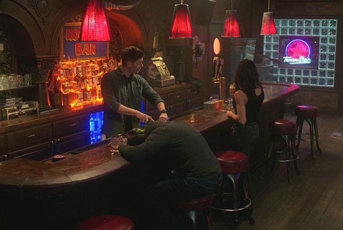 It's about the CHOICE. It's about wanting to live your truths, & that "caring" can mean many things–from defeating God & saving the world, to making the hard choices when it counts, to maybe running a bar where people are safe.(14x10 & its matching Texan Star also say hello.)