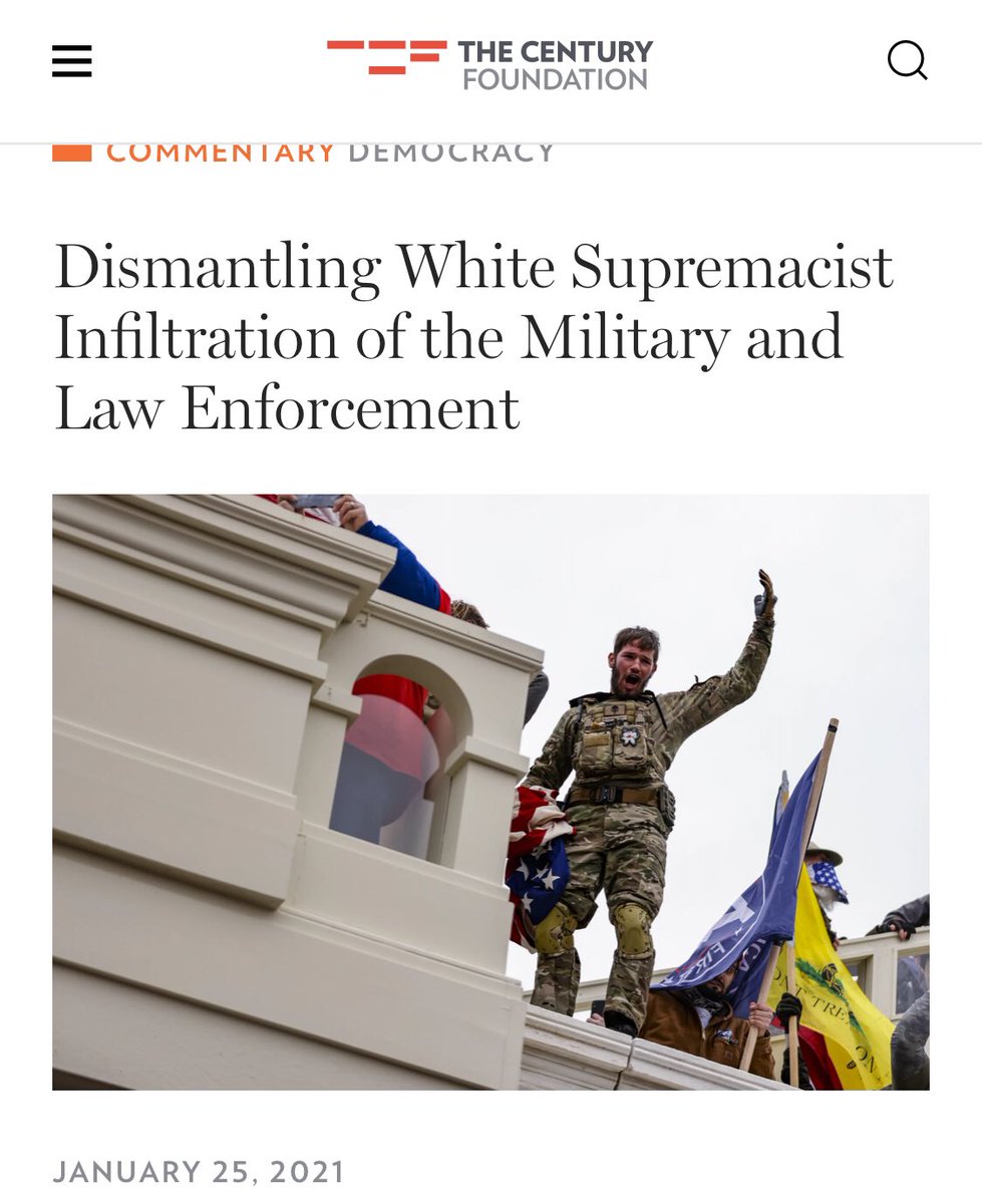  #Magnolia’s photo was used in this article. The image came from Getty. It should not be interpreted to mean anything about his beliefs & we’ve already established a high likelihood that he is not nor has ever been in the military.Update to come soon. https://tcf.org/content/commentary/dismantling-white-supremacist-infiltration-of-the-military-and-law-enforcement/
