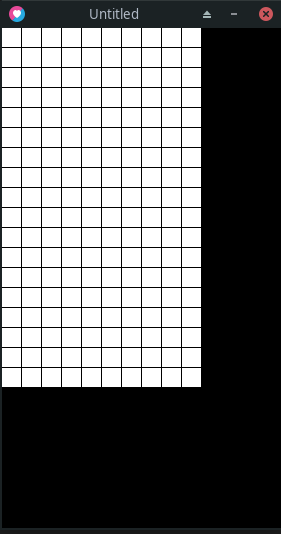 wasikuss's tweet photo. R1 D1 #100DaysOfCode
Air on LÖVE:
Step "Drawing the grid of blocks" done! Remarks:
1. implemented simple for loop with full support for nesting
2. enabled stripping of " from strings

https://t.co/NLmQjz7BIA
#airlang #programming #LÖVE #LÖVE2D https://t.co/kb30fQkZ3F
