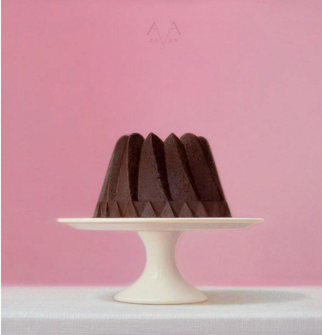 nicola_penny's tweet photo. In celebration of #InternationalChocolateCakeDay Arnout Van Albada’s glorious egg tempera and oil paint ‘Chocolade Cake’
#foodart #stilllfe #chocolatecake #arnoutvanalbada https://t.co/o0GXW4Z7fj https://t.co/pEWKCxYqEb