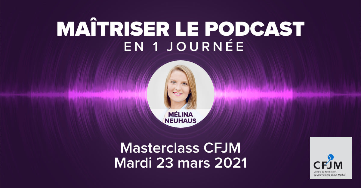 Le 23 mars avec le <a href="/CFJM_CH/">CFJM</a>, nous proposons une masterlass dans notre studio de Crissier pour une journée autour du #podcast! Faites de ce canal de communication, une force pour votre entreprise! Au programme, théorie et exercices pratiques autour de nos🎙cfjm.ch/podcast/