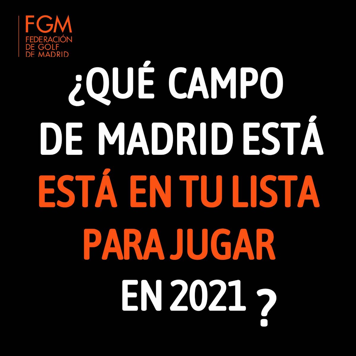 Real Federación de Golf de Madrid tweet media