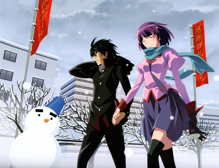 What ive always found really fascinating is the structure of arcs in monogatari and how by telling the story in an out of chronological order isin manages to deliver on character arcs and cover plot points seamlessly. The structure definitely has more importance in the story than