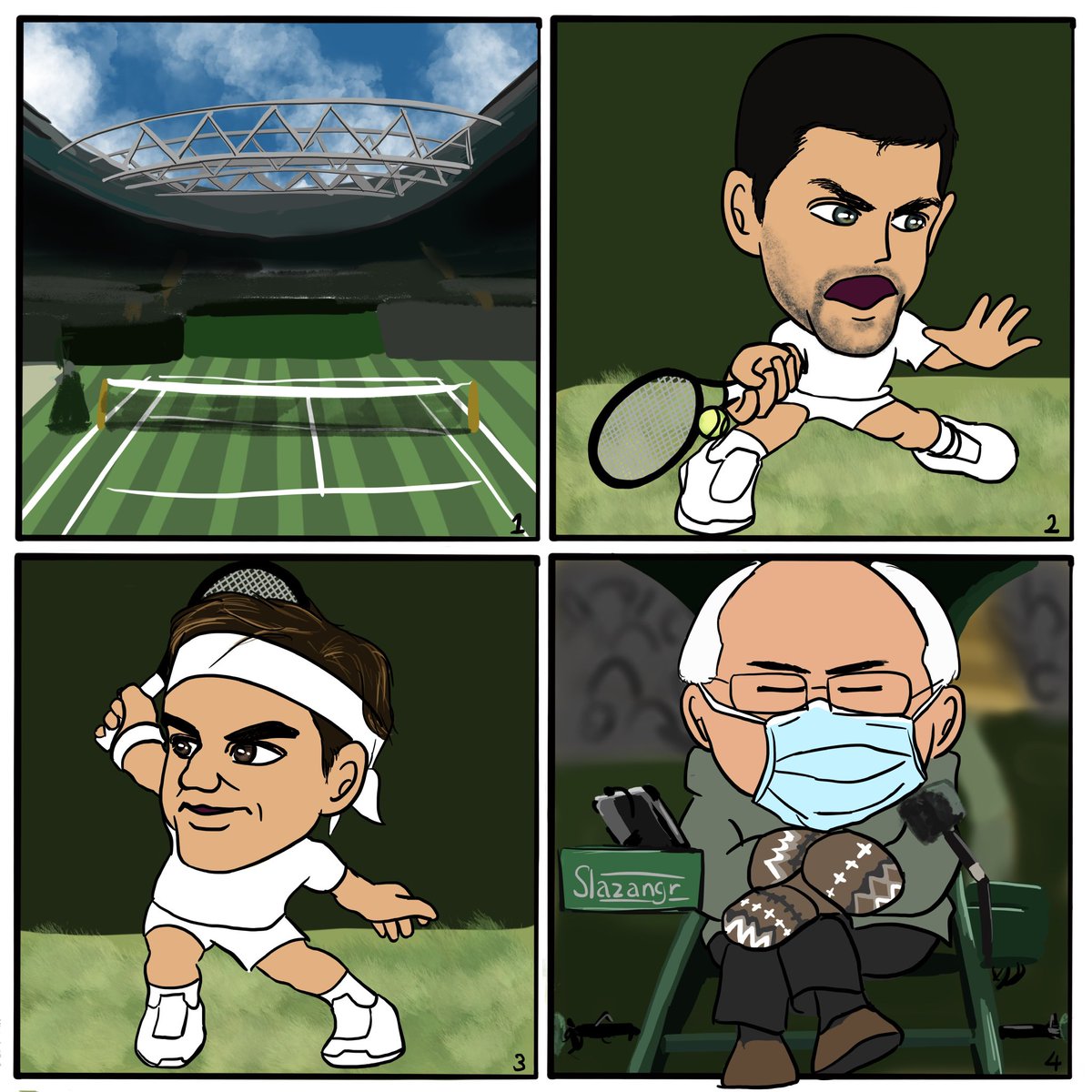 colacatlee's tweet photo. am i too late ? 😝
https://t.co/sEaDhjuC6q
https://t.co/Ylwd1HO70B
#ipadpro #digitalart #tenniscartoon #atp #berniemittens #memeberniesanders #memebernie #tennis #tennisplayers #rogerfederer #novakdjokovic https://t.co/S7UDab6PTp