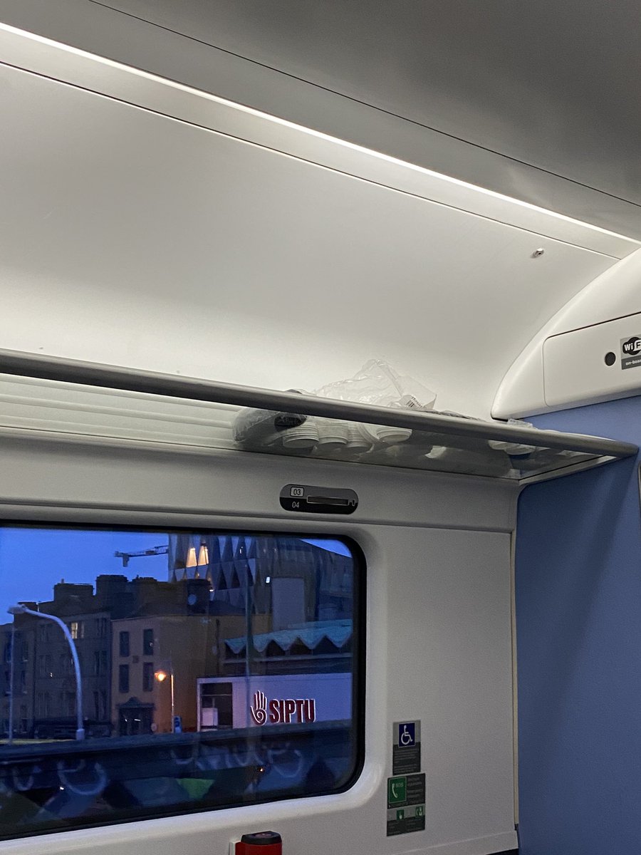 Surely enhanced cleaning of trains since last March would have meant removal of coffee cup  lids left there since catering ceased ? Come on ffs