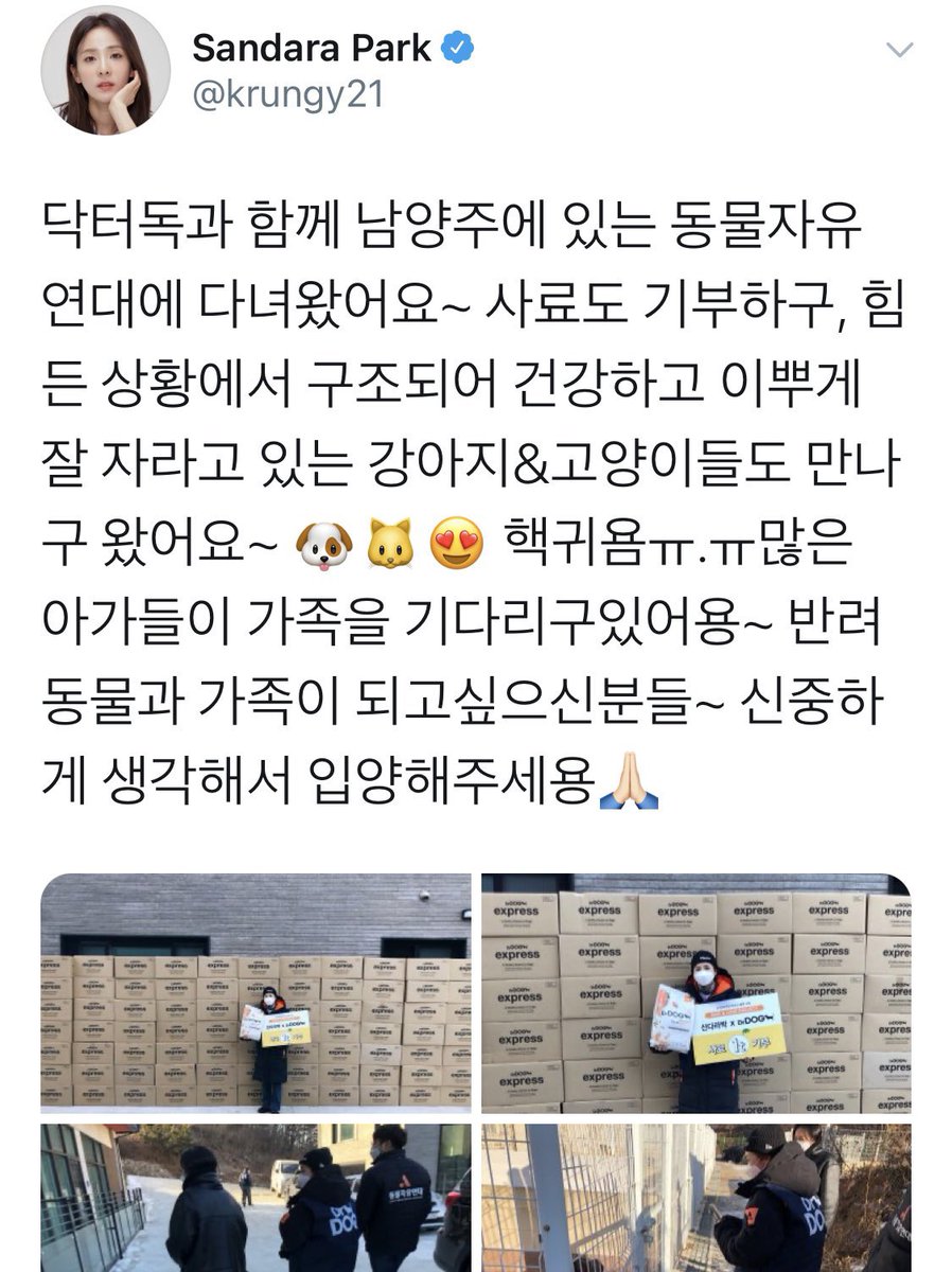 산다라박이 길고양이 6마리를 구조해 키우고 있다는 걸 더 많은 사람들이 알아주면 좋겠다 입양 보낸 친구들까지 합치면 더 많은 생명에게 새로운 가족을 찾아주었을듯 
주기적으로 플리마켓을 열어 수익금은 미혼모 단체와 유기묘 단체에 기부도 하고 있다