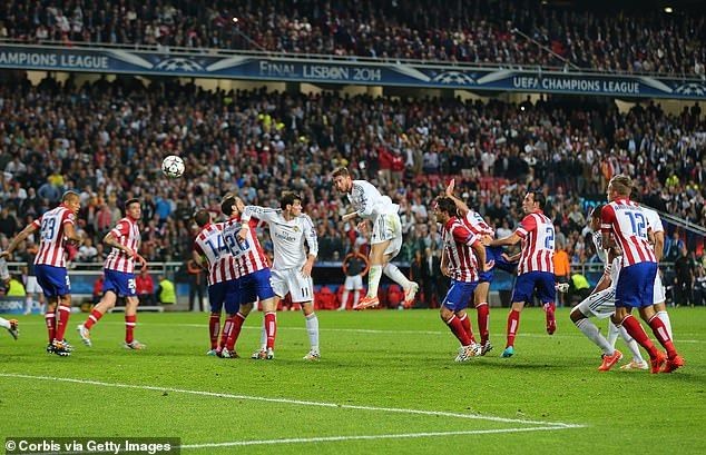 3. Sergio Ramos Last Minute Equaliser Against Atlético Madrid in Champions League 2014 to win La Décima... 