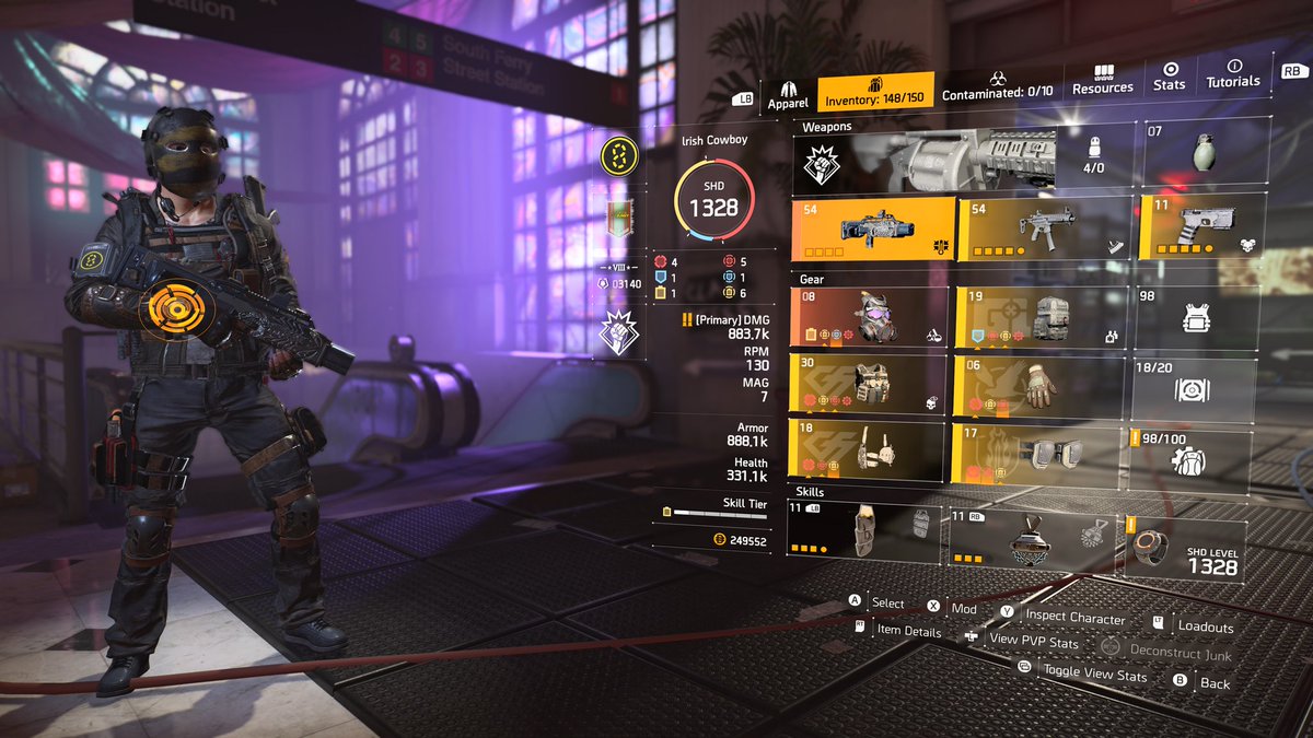 theirishcowboy's tweet photo. The only build I'll ever need. Can one shot reds in heroics from a mile away lol #TheDivision2 https://t.co/PJGu0pgfJu