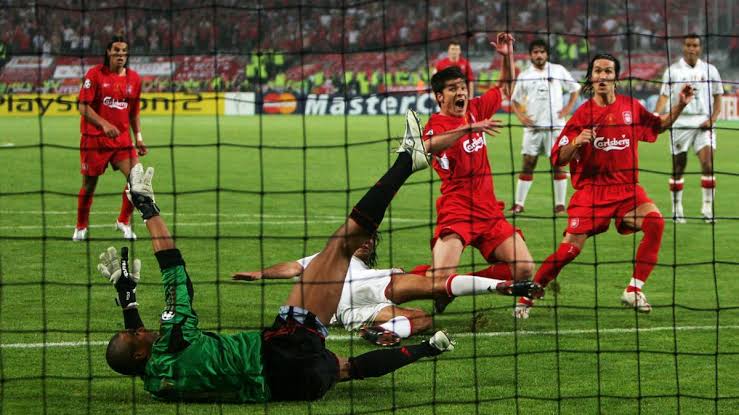 7. Liverpool 3-3 Ac Milán (Liverpool won on Penalties) that night in Istanbul!!! 