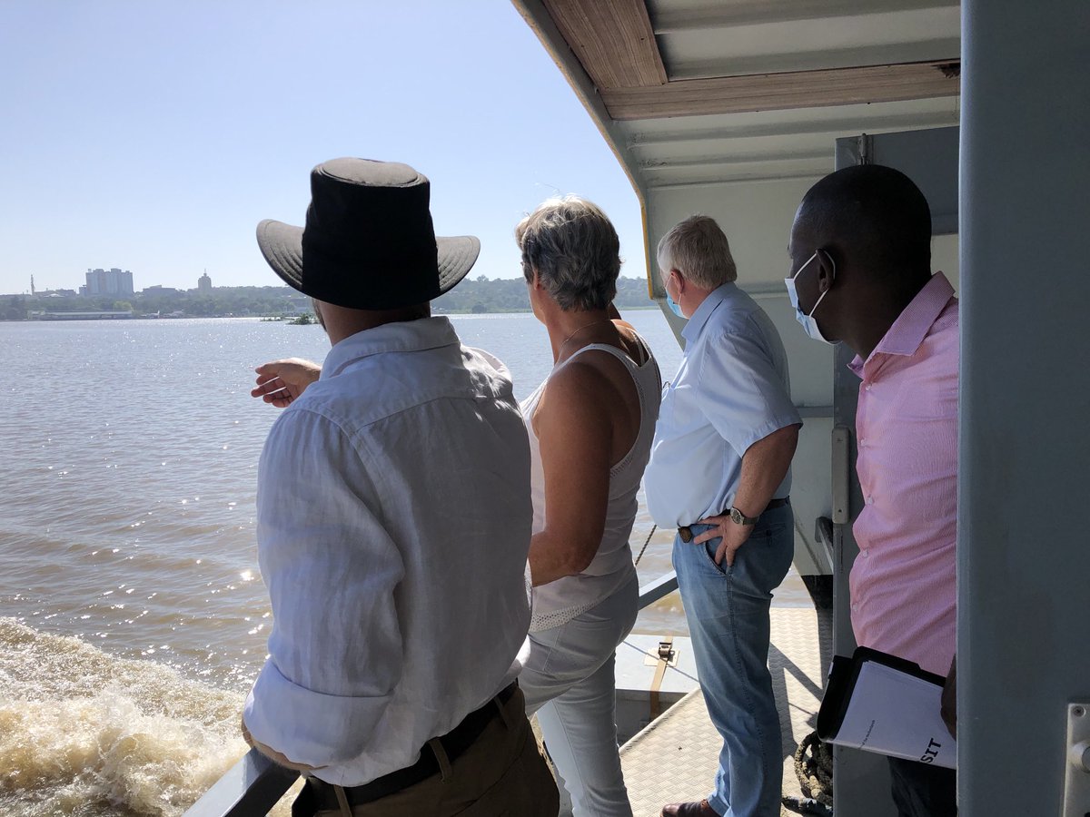 AnjaRoymans's tweet photo. Thank you Fred &amp; crew of Waterbus (Globology) for providing the NL Ambassador HE Maarten Brouwer and ⁦@NLinKenya⁩ literally a different view on the development of Lake Kisumu and safe, affordable and sustainable water transport. ⁦@DobEquity⁩ ⁦@ShellFoundation⁩ https://t.co/02Q3EvEfYw