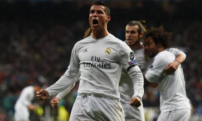 16. Christiano Ronaldo Hattrick Against Wolfsburg to come back from 3 goals down 