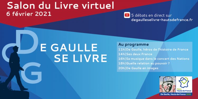 hautsdefrance's tweet photo. #AVosAgendas Samedi 6 février, rendez-vous au salon du livre 100 % numérique pour clôturer tous ensemble l’année #DeGaulle2020 ! 
🖥 À suivre en direct sur la chaîne #YouTube #hautsdefrance ou sur le site dédié.
👉 Le programme complet 👉 https://t.co/DyxgCt2KCT https://t.co/XwTT0UKqzv