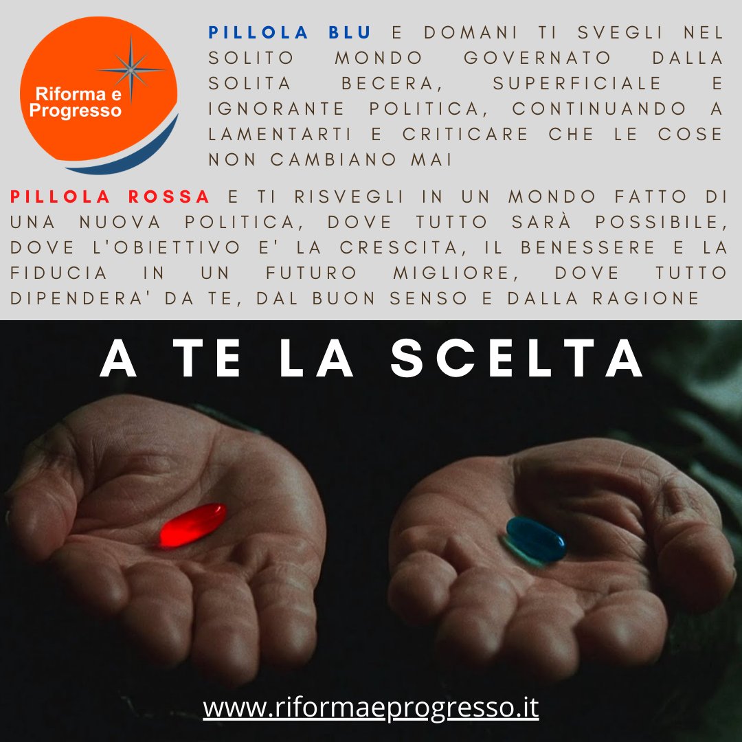 Basta lamentarsi! Iniziamo a fare qualcosa per cambiare le cose! riformaeprogresso.it @unapoliticadifferente