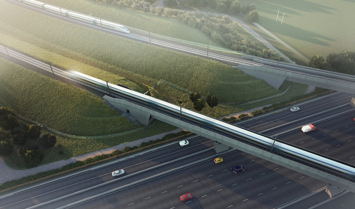 By freeing up more space on the railway network,  #HS2 means more  #freight can travel by rail and more people can get out of cars and off domestic flights, helping in the fight against pollution and  #ClimateChange. Green and Growth.  https://www.hs2.org.uk/why/carbon/&nbsp;6/10