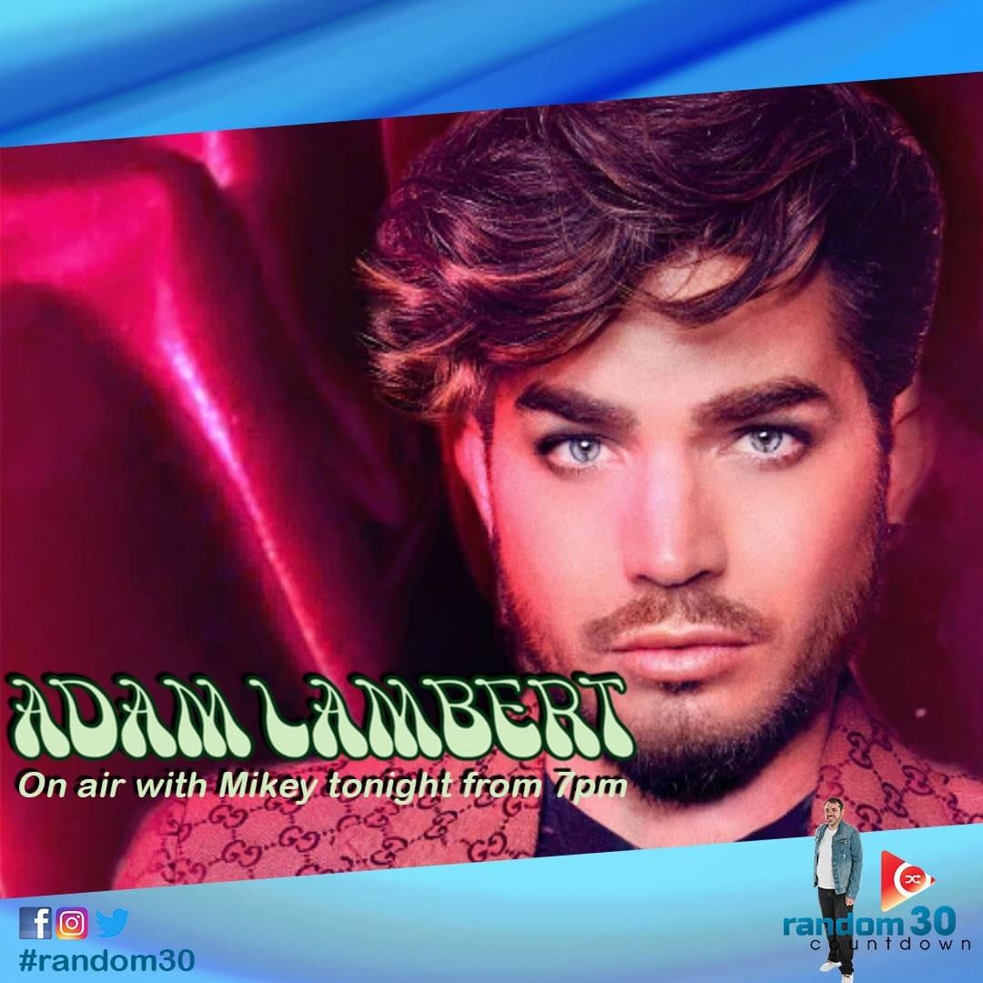 Angel_nDisguise's tweet photo. random30countdown's IG post: "Tonight global superstar @adamlambert hangs out with mikeyonairofficial on the show talking about his upcoming online concert Jan 30th, music and fronting Queen #Random30 #AdamLambert #Queen" - Please go like and/or comment! โก๏ธhttps://t.co/qfzjJjVjCo https://t.co/TfdWhgDUqH