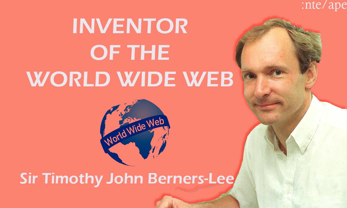 IntelApe's tweet photo. The Tech innovator of the day is the inventor of the World Wide Web (www), Sir Timothy John Berners-Lee. 

#technology #techinnovator #www #intelape #computer https://t.co/XWneez9PHc