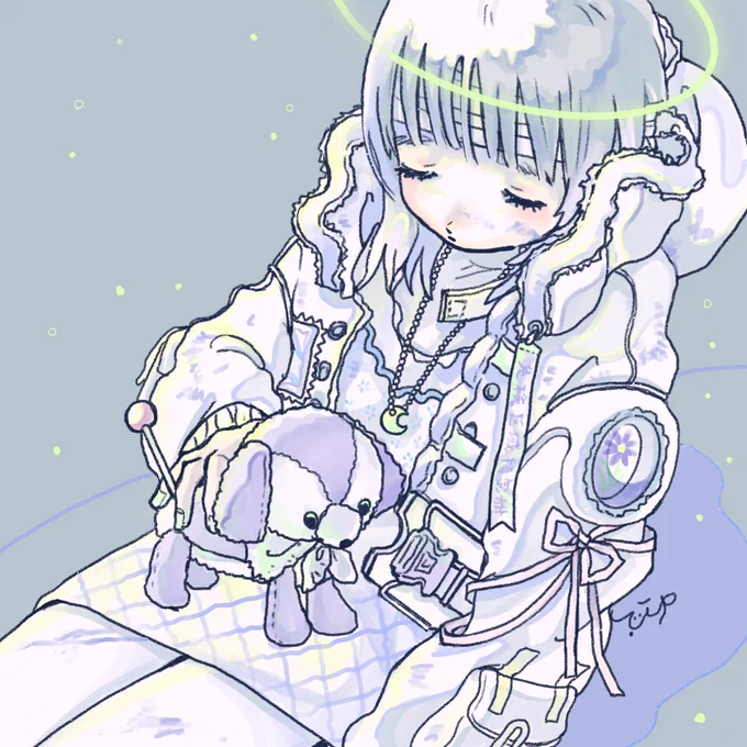 天使ちゃんたくさん描いてるな 