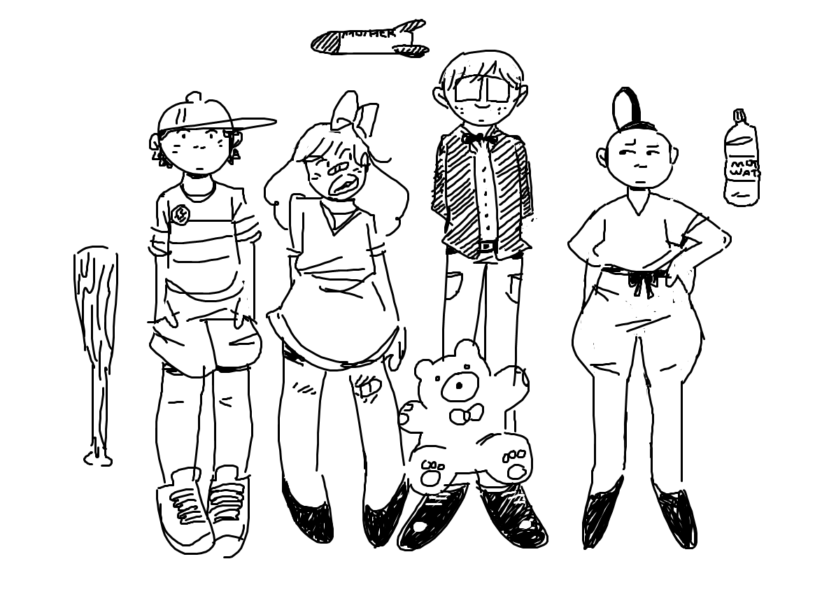 i had a rly bad time today but here is some stuff i did earlier (the pals, goop astronaut, arms, and doggies) 