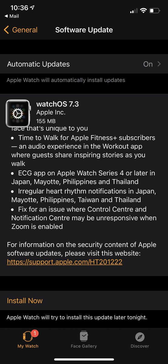 Radu_C_Popescu's tweet photo. Finally #apple has decided to fix the unresponsive swipe up swipe down when zoom is enabled for the #applewatch https://t.co/bHFYeYe3vF