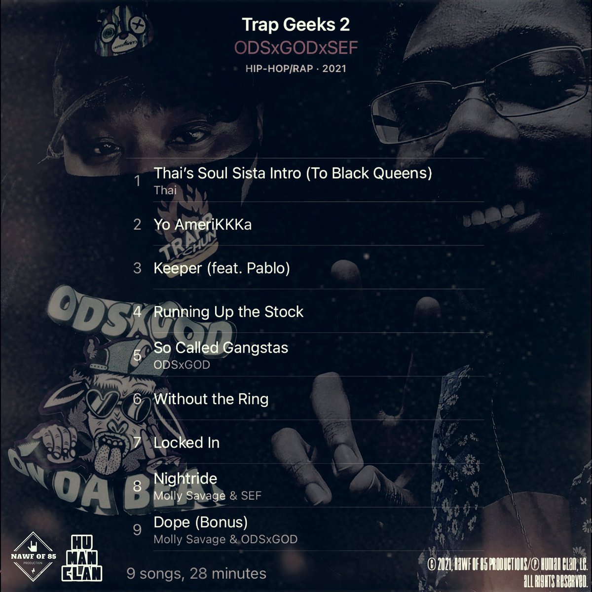 sefdagawd's tweet photo. Anyone melanated should check for this.
#TRAPGeeks 2.
Friday. January 29, 2021.
Streaming everywhere. https://t.co/bhKv5UpaL5