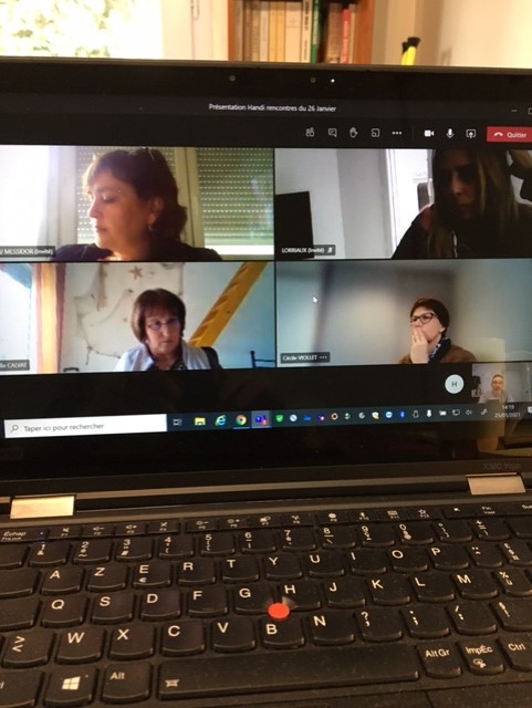 diversitesudest's tweet photo. Nous organisions hier en notre agence de BELLEVILLE 69 une Handi rencontres sous forme de RDV individuels avec une Visio de présentation la veille . Nous nous adaptons mais maintenons nos actions d’inclusion en faveur des personnes en situation de handicap . https://t.co/OqapkXJUW7