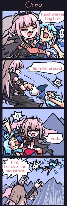 have this nice 4koma frens~~ #callillust 