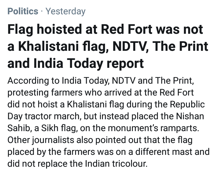 Seemas05's tweet photo. #NDTV can print anything for money 
#NDTVTopStories 
#FarmersProstests 
#wednesdaythought https://t.co/dgUzjEshvA