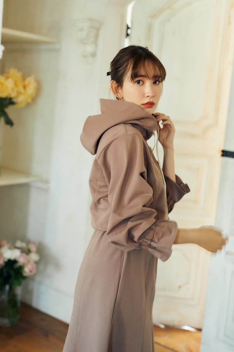hooded cotton-blendjersey dress herlipto