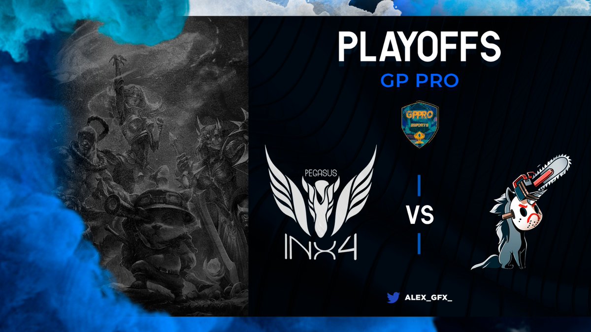 #MatchDay  / #LeagueOfLegends

Todo o nada hoy en los Playoff de la GP CUP, 1/4 de final. Vamos Pegasos!
🐎🍀

🏆<a href="/GpproEsports/">Gppro E-Sport</a>
🆚@UPG
⏰21:00
⚔️Bo3
🎥Twich.tv/xainamo

#GoPegasus